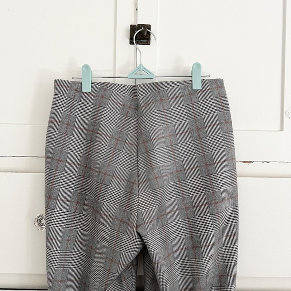 ZARA Plaid Pull-On Leggings/Pants NWT Size Large - Picture 5 of 7
